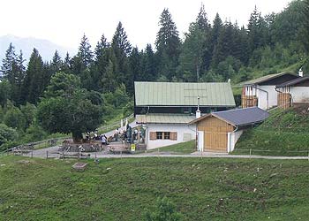 Die Arzler-Alm bei Innsbruck in Tirol